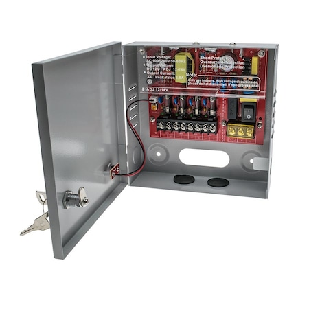 Източник на напрежение 12V 3A, 4 изхода, PREMIUM, SMPS 12V 3A-C4