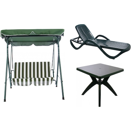 ΠΠΎΠΌΠΏΠ»Π΅ΠΊΡ Π³ΡΠ°Π΄ΠΈΠ½ΡΠΊΠ° Π»ΡΠ»ΠΊΠ° Monaco Π·Π° 2 Π΄ΡΡΠΈ, ΠΌΠ΅ΡΠ°Π»Π½Π° ΠΊΠΎΠ½ΡΡΡΡΠΊΡΠΈΡ, 140 x 115 x 153 ΡΠΌ + Premium ΠΏΠ»Π°ΠΆΠ΅Π½ ΡΠ΅Π·Π»ΠΎΠ½Π³, Π·Π΅Π»Π΅Π½Π° ΠΏΠ»Π°ΡΡΠΌΠ°ΡΠΎΠ²Π° ΠΊΠΎΠ½ΡΡΡΡΠΊΡΠΈΡ 191 x 70,5 x 40 ΡΠΌ + ΡΠΈΠΊΡΠΈΡΠ°Π½Π° Π³ΡΠ°Π΄ΠΈΠ½ΡΠΊΠ° ΠΌΠ°ΡΠ° Dol, ΠΏΠ»Π°ΡΡΠΌΠ°ΡΠΎΠ²Π°, ΠΊΠ²Π°Π΄ΡΠ°ΡΠ½Π°, 4 Π΄ΡΡΠΈ, 80 x 80 x 72 ΡΠΌ