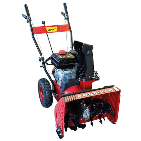 Снегорин Роторен 6,5 Конски Сили PREMIUM HD, Работна Площ 55*62см, Червен