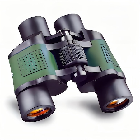 Бинокъл Excitat, Premium Prism BAK4, 60x60, Нощно виждане, Porro/Galilean, Водоустойчив, За възрастни и деца, Висока мощност на фокусиране за наблюдение на птици, лов, пътуване, туризъм, Зелен