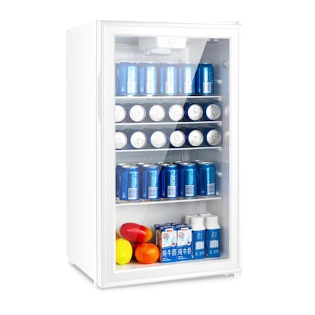 Хладилна витрина STARCREST SBC-93WHT, 93 L, Регулиране на температурата, Стъклена врата, H 83.2 см, Бяла