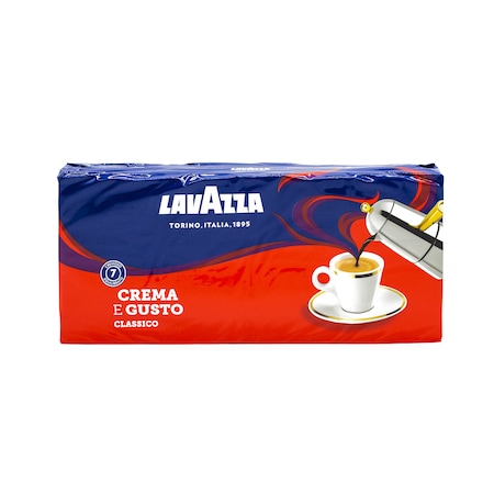 Комплект 4 бр.смляно кафе Lavazza крем класически вкус №7 250гр