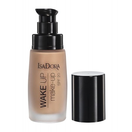 Хидратиращ фон дьо тен с ефект против стареене, IsaDora, Wake Up Make-up, Spf 20, 08-Honey