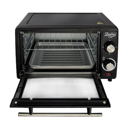 Малка готварска фурна ZEPHYR ZP 1441 R, 1200W, 12 л, Черна