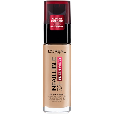 Фон дьо тен L'Oreal Paris Infaillible 24H Fresh Wear 125 Natural Beige, 30 мл