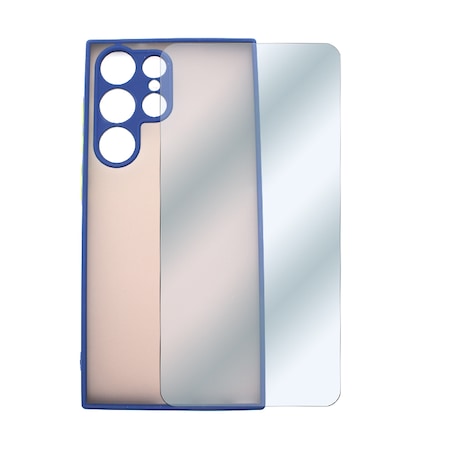 ΠΠΎΠΌΠΏΠ»Π΅ΠΊΡ, ΡΡΡΡΠΎΡΡ ΡΠ΅ ΠΎΡ Π·Π°ΡΠΈΡΠ½ΠΎ ΡΡΡΠΊΠ»Π΅Π½ΠΎ ΡΠΎΠ»ΠΈΠΎ ΠΈ ΡΠΈΠ»ΠΈΠΊΠΎΠ½ΠΎΠ² ΠΊΠ°ΠΏΠ°ΠΊ Π·Π° Samsung Galaxy Ultra S23, ΠΈΠ½Π΄ΠΈΠ²ΠΈΠ΄ΡΠ°Π»Π½Π° ΠΊΠ°ΠΌΠ΅ΡΠ° Ultra Safe, Ultra Protect Tech, Ultra-Navy